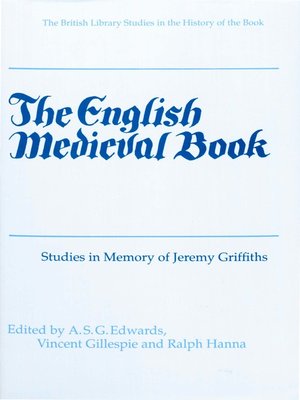 cover image of English Medieval Book